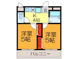 リップルルネ放出の物件間取画像